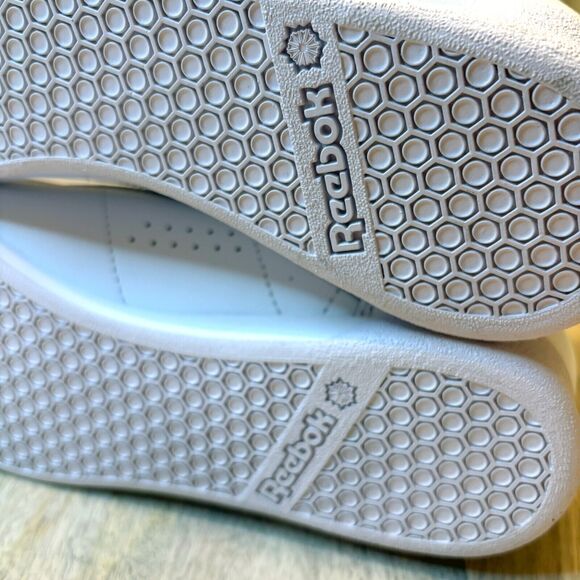 Reebok Women's Classic Freestyle Hi High Top White Leather Sneakers Size 7.5 - Picture 8 of 12